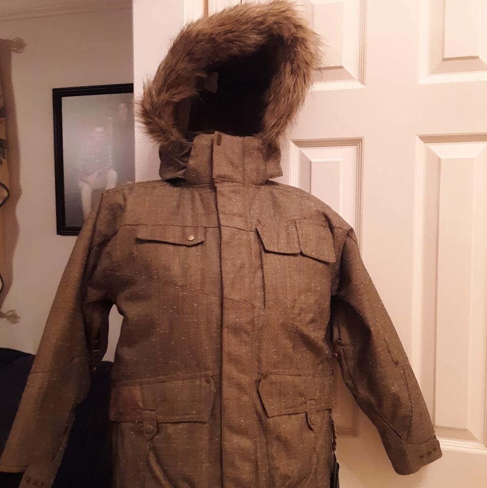 🆕️  OBERMEYER ❄Ski Jacket with Hood & Fur